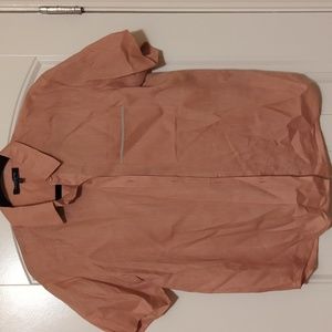 Lafayette 148 boxy silk shirt size M